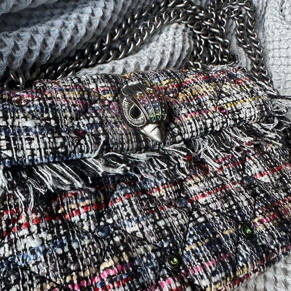 Kurt Geiger Mini Kensington Recycled Tweed Crossbody Bag | NWOT - Picture 3 of 13
